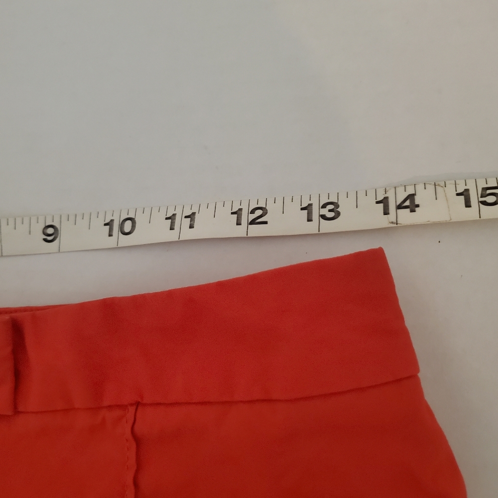 Anthropologie Poplin Wide Leg Red Rouge Flare Cotton Casual Pants Women's Sz 4 - Picture 8 of 10